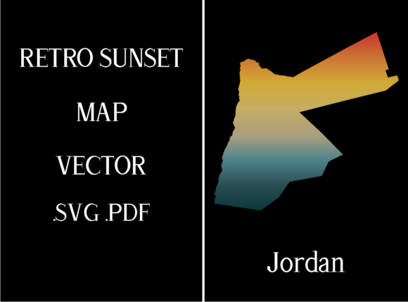 Jordan Retro Sunset Map