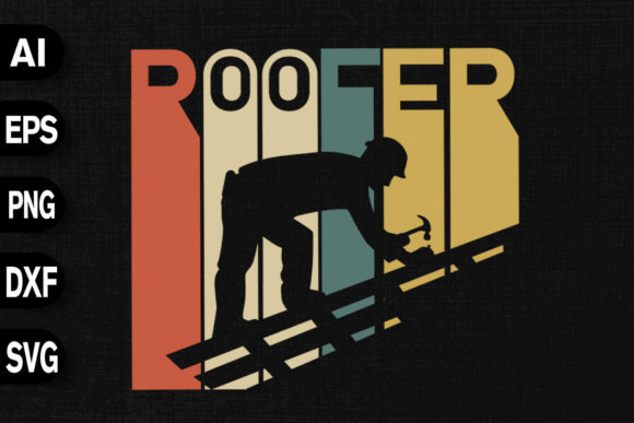 Roofer Vintage Retro Style